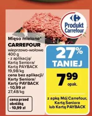 Mięso mielone wieprzowo-wołowe Carrefour
