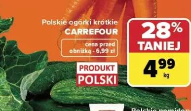 Ogórki krótkie polskie Carrefour