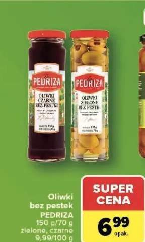 Oliwki bez pestek Pedriza