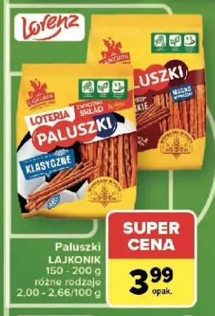 Paluszki LAJKONIK klasyczne