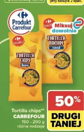 Tortilla chips CARREFOUR Natural