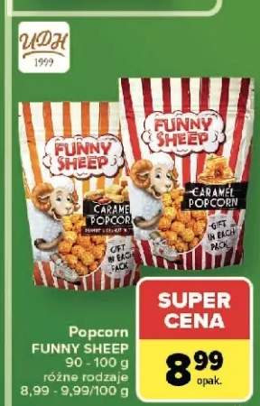 Popcorn FUNNY SHEEP Caramel Popcorn