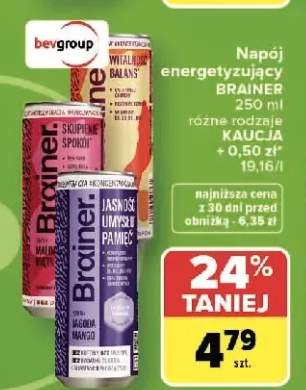 Napój energetyzujący BRAINER