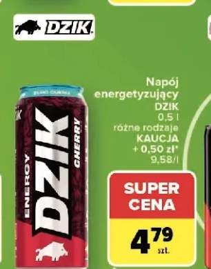 Napój energetyzujący DZIK