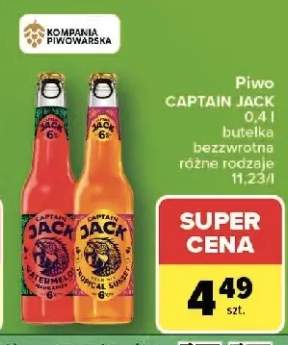 Piwo Captain Jack Watermelon Margarita 400ml