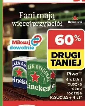 Piwo Heineken Original 4-pak 500ml