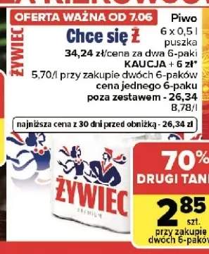 Piwo Żywiec Premium 6-pak 500ml