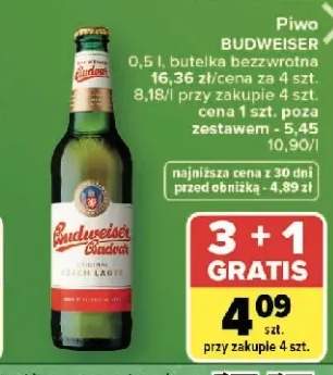 Piwo Budweiser Budvar Original Czech Lager