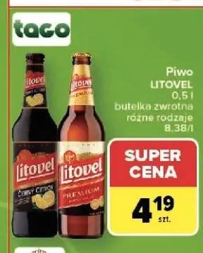Piwo Litovel butelka bezzwrotna