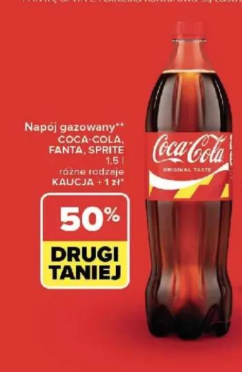 Napój gazowany Coca-Cola 1.5l