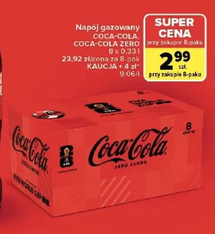 Napój gazowany Coca-Cola 8-pak 330ml