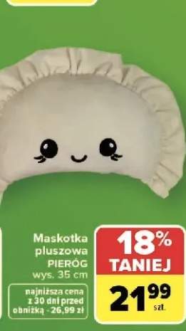 Maskotka pluszowa PIERÓG wys. 35cm