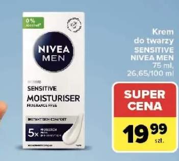 Krem do twarzy Sensitive NIVEA MEN