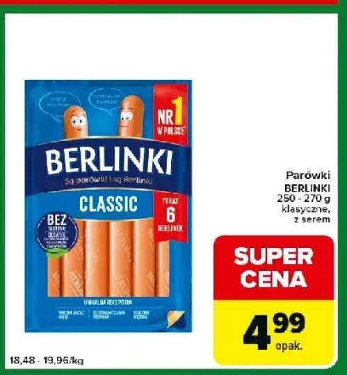 Parówki Berlinki