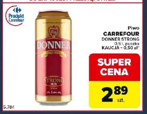 Piwo CARREFOUR DONNER STRONG