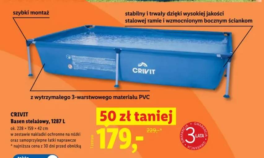 basen na stelażu