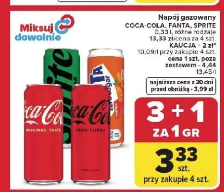Napój gazowany Coca-Cola Original Taste