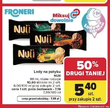 Lody na patyku Nuii Coconut & Indian Mango
