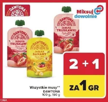 Mus jabłka truskawki