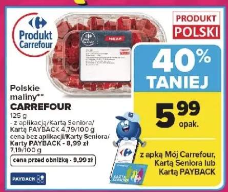 Polskie maliny Carrefour