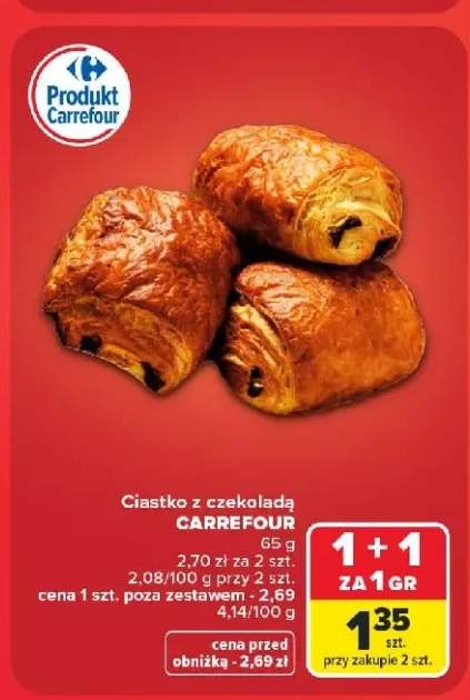 Ciastko z czekoladą Carrefour