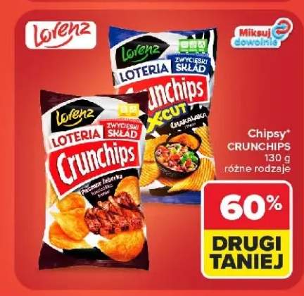 Chipsy Crunchips Pieczone Żeberka
