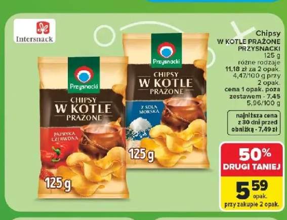 Chipsy w kotle prażone Przysnacki papryka czerwona