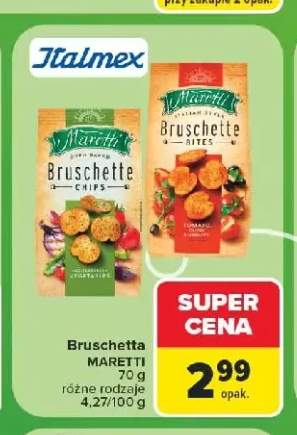 Bruschetta Chips Mediterranean Vegetables Maretti
