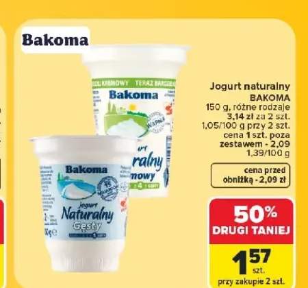 Jogurt naturalny Bakoma