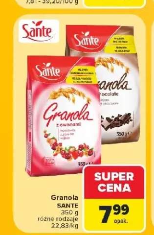 Granola Sante czekoladowa
