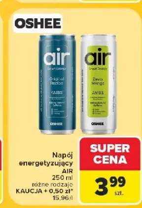 Napój energetyzujący Oshee Air Original Recipe
