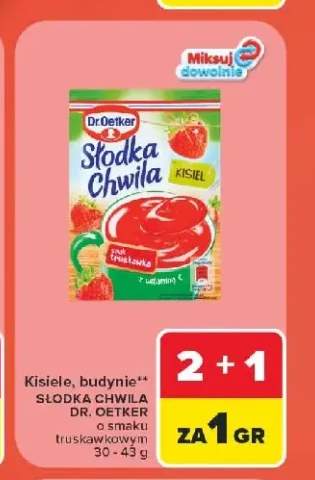 Kisiel Słodka Chwila Dr. Oetker o smaku truskawkowym