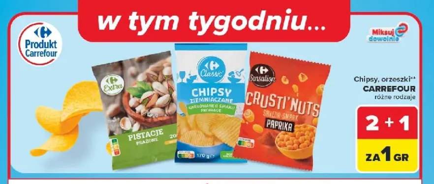 Chipsy ziemniaczane Carrefour Classic