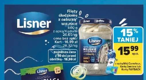 Filety śledziowe z cebulką Wiejskie Lisner