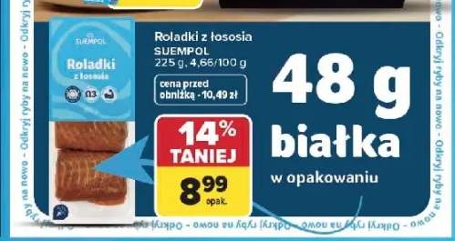 Roladki z łososia Suempol