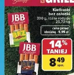 Kiełbaski bez osłonki JBB Bałdyga