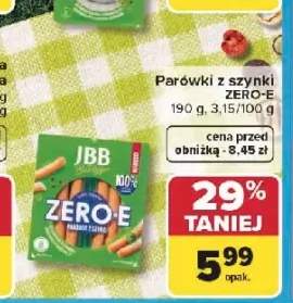 Parówki z szynki ZERO-E JBB Bałdyga