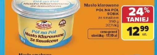 Masło klarowane Pół na Pół ze smalcem Sobik