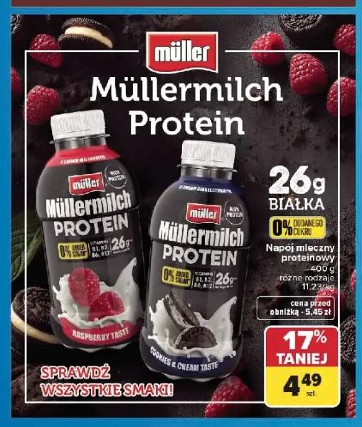 Napój mleczny proteinowy Müllermilch Protein