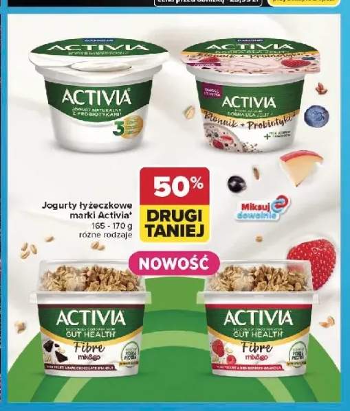 Jogurt łyżeczkowy Activia