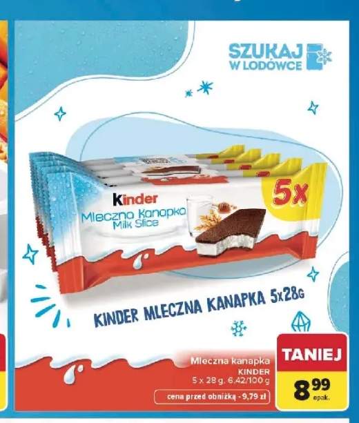 Mleczna kanapka Kinder 5-pak