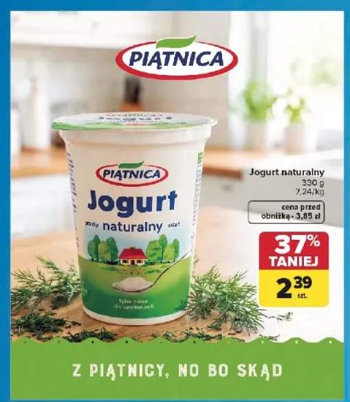 Jogurt naturalny Piątnica