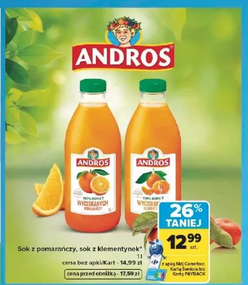 Sok z pomarańczy Andros