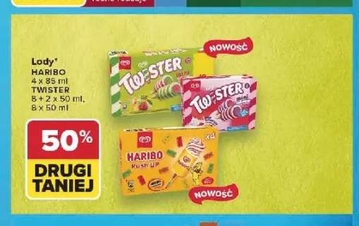 Lody Haribo Push Up 4-pak