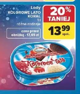 Lody Koral Kolorowe Lato