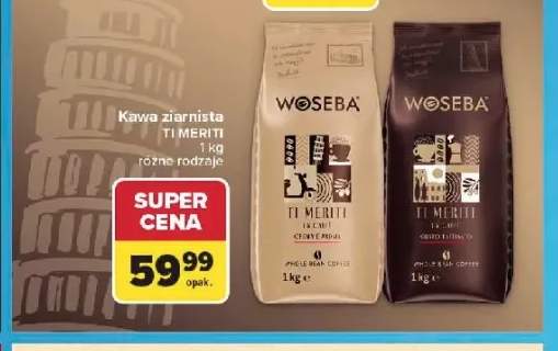 Kawa ziarnista Woseba Ti Meriti Gusto Raffinato