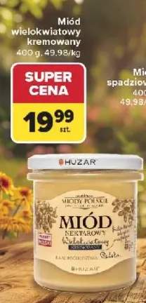 Miód wielokwiatowy kremowany Huzar