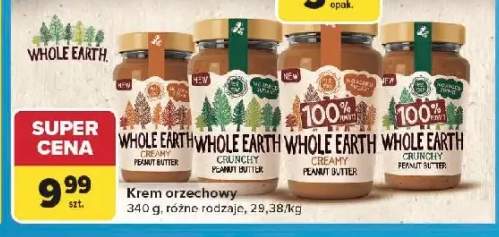 Krem orzechowy Whole Earth Creamy