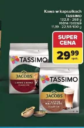 Kawa w kapsułkach Tassimo Jacobs Caffè Crema Classico