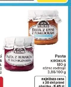 Pasta z buraków ze słonecznikiem Krokus